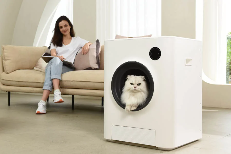 electronic kitty litter box